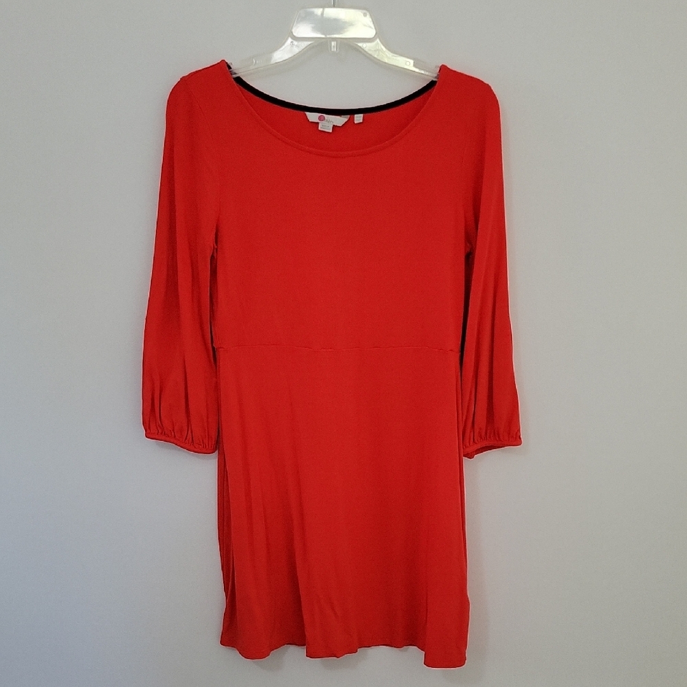 Boden Red Jersey Dress, Size 6 Petite